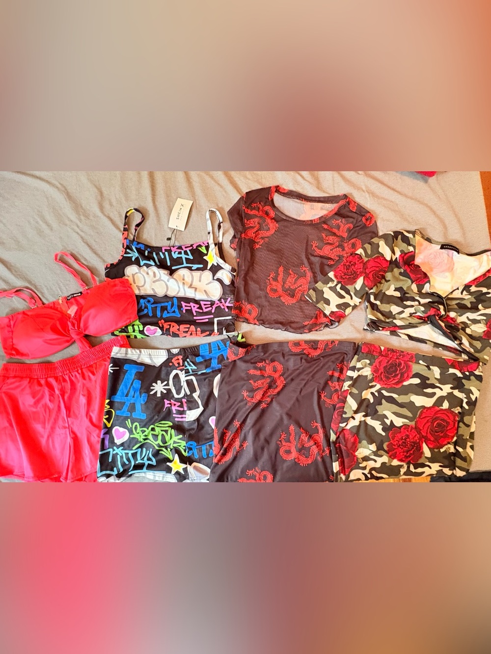Lot of 4 Two Piece Matching Sets